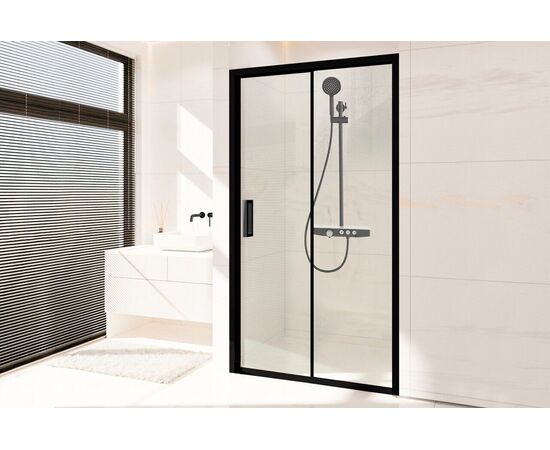 Душевая дверь Royal Bath ACCORD RB HS-T-BL 145x200 прозрачное стекло_
