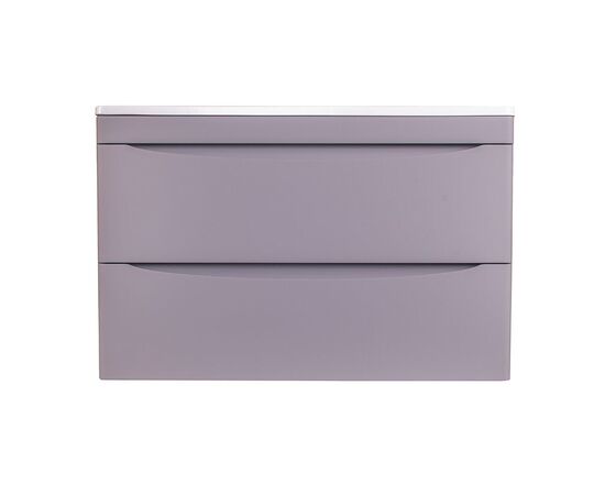 Тумба подвесная Style Line Бергамо мини 90 2 ящика Люкс антискрейтч серый PLUS_