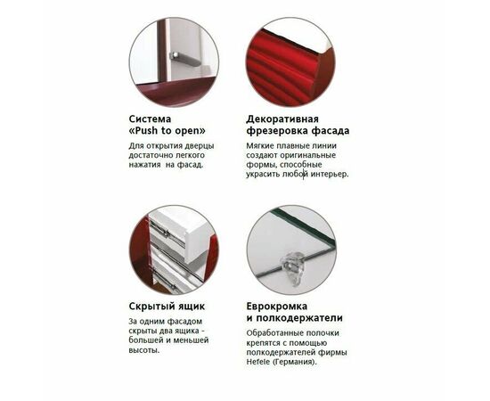 Тумба под раковину подвесная Style Line Вероника 80 ЛС-00000252_, изображение 10