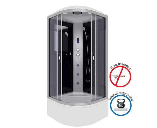 Душевая кабина Niagara Classic NG-2509-14F 1000х1000х2150_, изображение 3