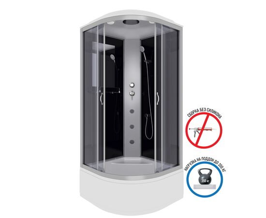 Душевая кабина Niagara Classic NG-2509-14G 1000х1000х2150_, изображение 3