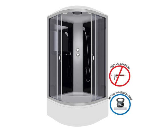 Душевая кабина Niagara Classic NG-2509-14 1000х1000х2150_, изображение 3