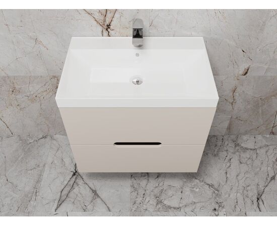 Тумба подвесная Style Line Матис 70 Classic 70 2 ящика КРЕМ ЭМАЛЬ_, изображение 3