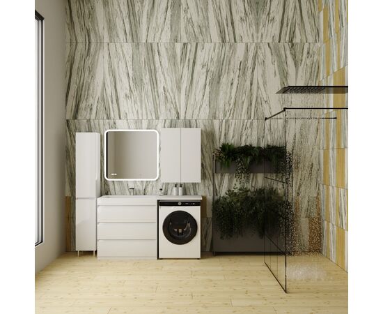 Тумба напольная Style Line Даллас 150 2 ящика Люкс белая PLUS_, изображение 10