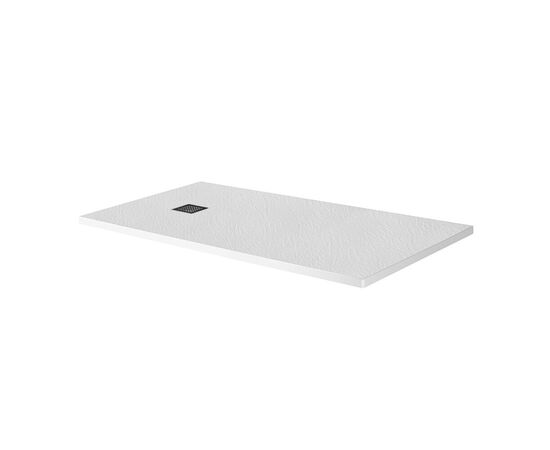 Душевой поддон из искусственного мрамора с сифоном BelBagno UNO TRAY-MR-UNO-AH-160/80-35-W-NO_, изображение 2