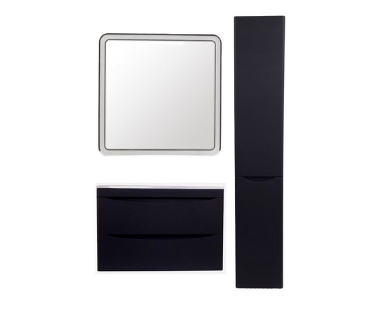 Колонна универсальная Style Line Бергамо L с корзиной Люкс антискрейтч черный PLUS_, изображение 6