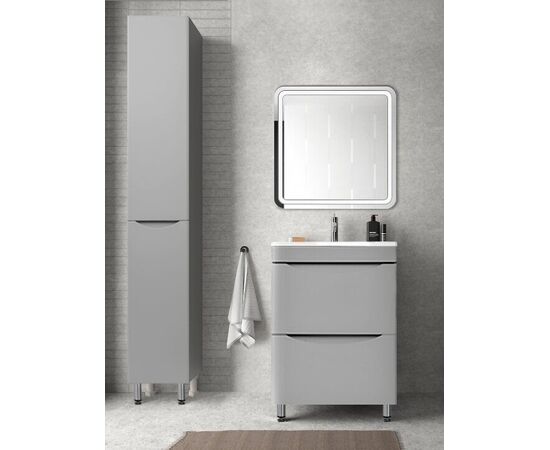 Колонна универсальная Style Line Бергамо с корзиной Люкс антискрейтч серый PLUS_, изображение 8
