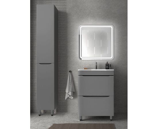 Колонна универсальная Style Line Бергамо с корзиной Люкс антискрейтч серый PLUS_, изображение 9