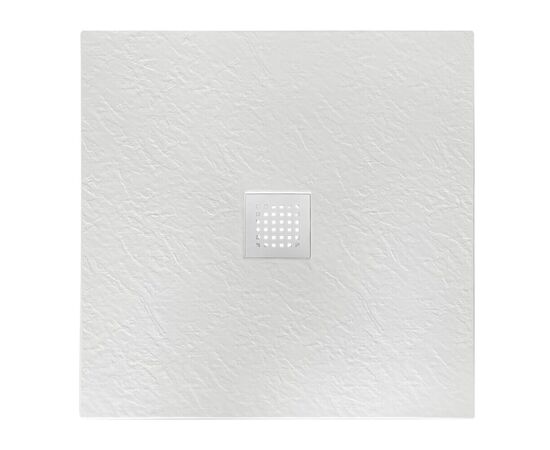 Душевой поддон из искусственного мрамора с сифоном BelBagno UNO TRAY-MR-UNO-A-90-35-W-BO_