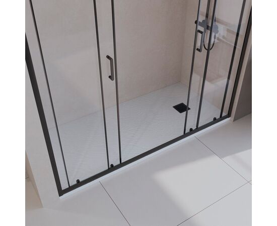 Душевой поддон из искусственного мрамора с сифоном BelBagno UNO TRAY-MR-UNO-AH-160/80-35-W-NO_, изображение 3