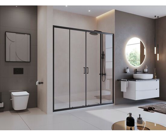 Душевой поддон из искусственного мрамора с сифоном BelBagno UNO TRAY-MR-UNO-AH-140/90-35-W-BO_, изображение 3