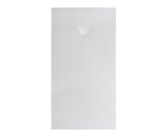 Душевой поддон из искусственного мрамора с сифоном BelBagno UNO TRAY-MR-UNO-AH-140/90-35-W-BO_