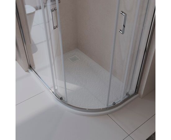 Душевой поддон из искусственного мрамора с сифоном BelBagno UNO TRAY-MR-UNO-RH-120/90-550-35-W-L-BO_, изображение 3