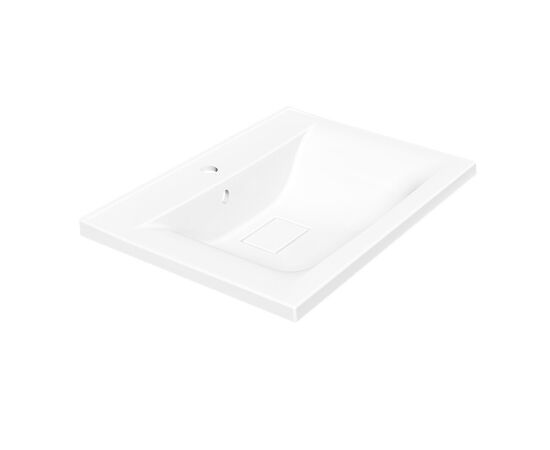 Раковина Vincea VCB-3M600W из искусственного камня цвет белый_