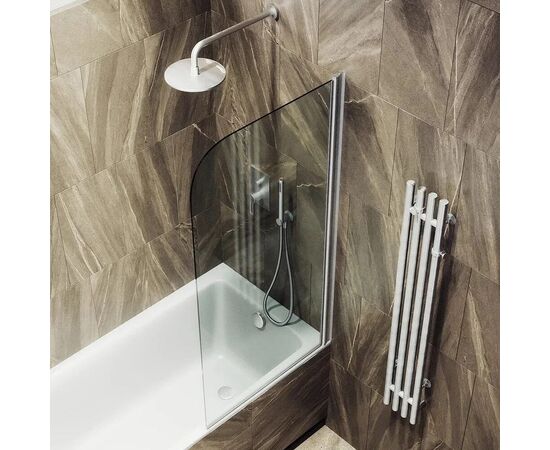 Шторка для ванны поворотная на монопетле Maybah Glass MGV-632-5 800х1400 мм стекло бесцветное_