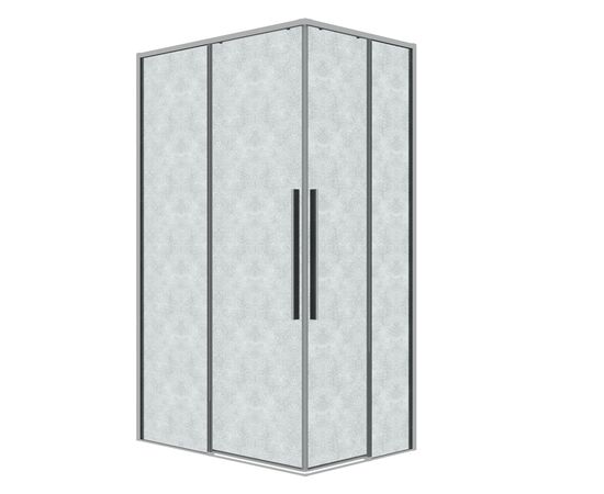 Душевое ограждение Grossman Galaxy 1/2.K33.01.70.10.02-1/2.K33.01.11L.10.02 70х110х195 см_