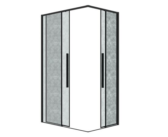 Душевое ограждение Grossman Galaxy 1/2.K33.01.70.21.02-1/2.K33.01.12L.21.02 70х120х195 см_, изображение 2
