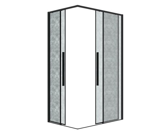 Душевое ограждение Grossman Galaxy 1/2.K33.01.12.21.02-1/2.K33.01.80L.21.02 120х80х195 см_, изображение 2
