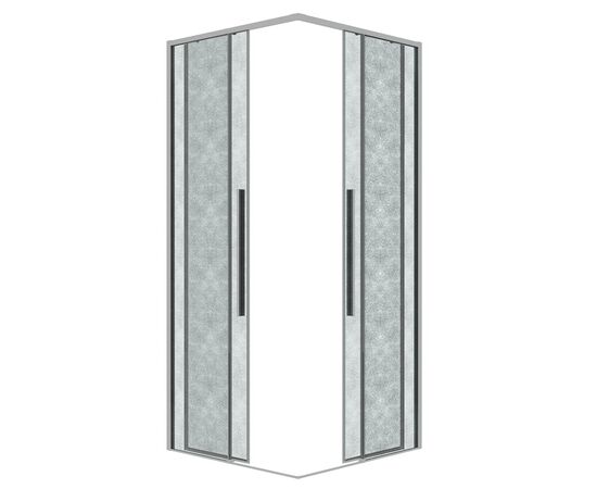 Половина душевого ограждения Grossman Galaxy 1/2.K33.01.11L.10.02 110 х195 см_, изображение 2