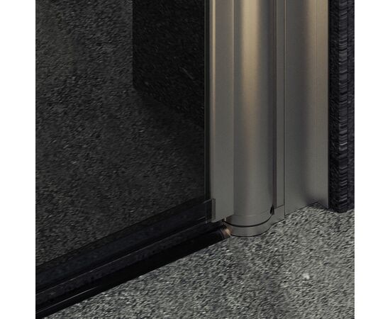 Душевая дверь на монопетле MaybahGlass MGD-1672-5 1980х700 стекло графит 6 мм_, изображение 5
