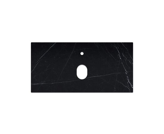 Столешница La Fenice Granite Black Olive Light Lappato Terra 100 см черная_