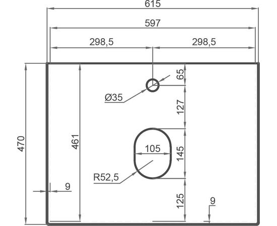 Столешница La Fenice Granite Gray Structural Terra 60 см белая_, изображение 4