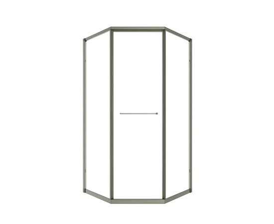 Душевой угол Timo TTSS-100/13C-8R 1000х1000х2000 профиль никель стекло прозрачное 8 мм_