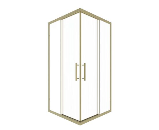 Душевой угол Timo TKSS-90/17C-8 900х900х2000 профиль матовое золото стекло прозрачное 8 мм_