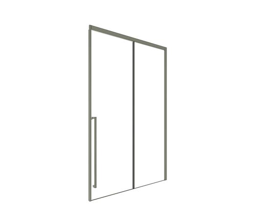 Душевая дверь Timo TDSS-140/13C-8L 1400х2000 профиль никель стекло прозрачное 8 мм_