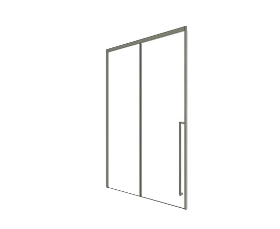 Душевая дверь Timo TDSS-140/13C-8R 1400х2000 профиль никель стекло прозрачное 8 мм_