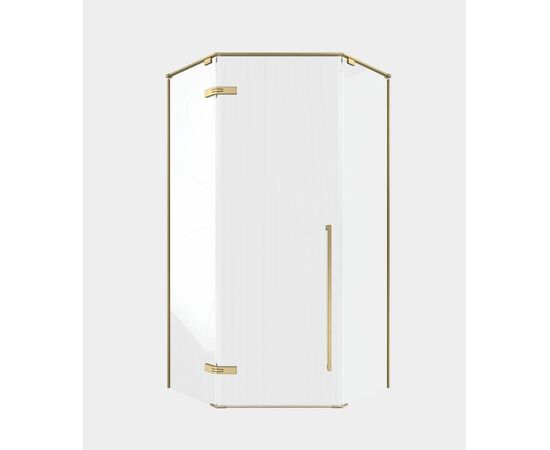 Душевой угол Timo TTSSP-100/17C-8 1000х1000х2000 профиль матовое золото стекло прозрачное 8 мм_