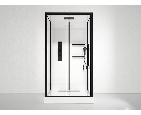 Душевая кабина Acquazzone Viktoria 115SL BLACK_, изображение 3