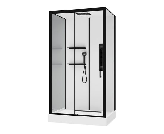 Душевая кабина Acquazzone Viktoria 115SL BLACK_, изображение 4