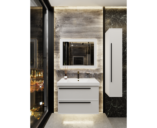 Тумба под раковину La Fenice Elba Bianco TWIN белая 90_, изображение 6