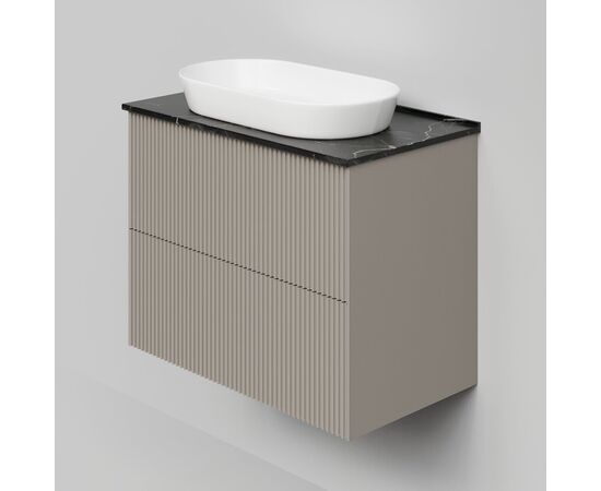 Тумба под раковину La Fenice La Fenice Terra Twin Cappuccino 80 см бежевая матовая_, изображение 2