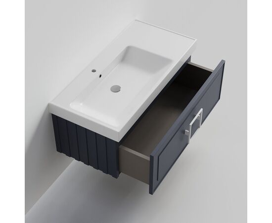 Тумба под раковину La Fenice Cubo Blu Grigio синяя 100_, изображение 5