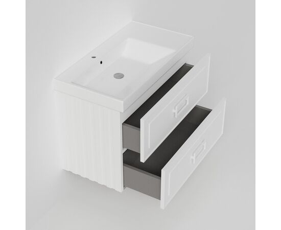 Тумба под раковину La Fenice Cubo Bianco TWIN белая 90_, изображение 5