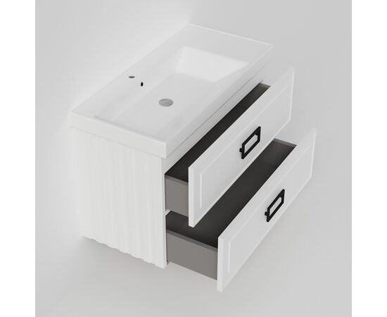 Тумба под раковину La Fenice Cubo Bianco TWIN белая 100_, изображение 5