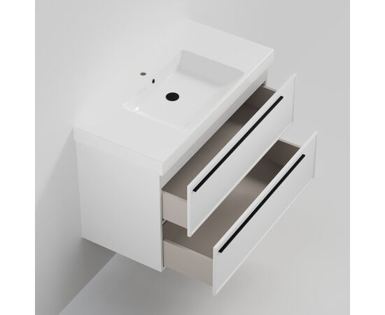 Тумба под раковину La Fenice Elba Bianco TWIN белая 100_, изображение 5
