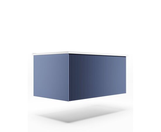 Тумба под раковину La Fenice La Fenice Terra Blu Grigio синяя 80_