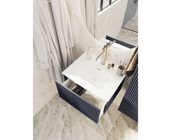 Тумба под раковину La Fenice La Fenice Terra Blu Grigio синяя 60_, изображение 7
