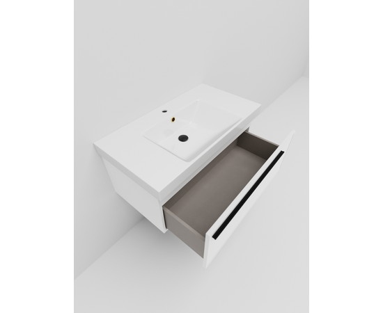 Тумба под раковину La Fenice Elba Bianco белая 90_, изображение 4