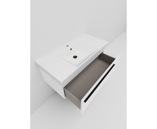 Тумба под раковину La Fenice Elba Bianco белая 80_, изображение 4