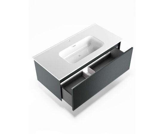 Тумба под раковину La Fenice La Fenice Terra Grigio серо-зеленая 100_, изображение 2