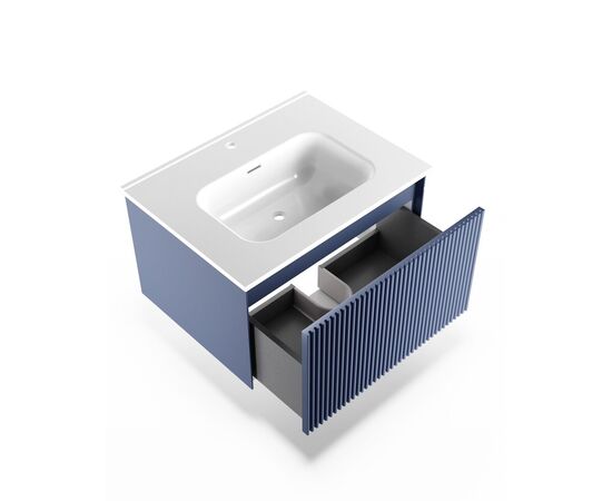 Тумба под раковину La Fenice La Fenice Terra Blu Grigio синяя 60_, изображение 3