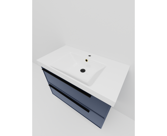 Тумба под раковину La Fenice Elba Blu Grigio TWIN синяя 90_, изображение 3
