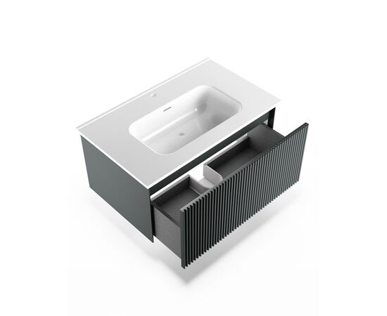 Тумба под раковину La Fenice La Fenice TERRA Grigio серо-зеленая 80_, изображение 2