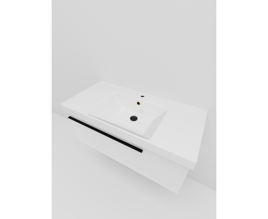 Тумба под раковину La Fenice Elba Bianco белая 100_, изображение 3