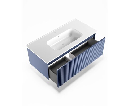 Тумба под раковину La Fenice La Fenice Terra Blu Grigio синяя 100_, изображение 2