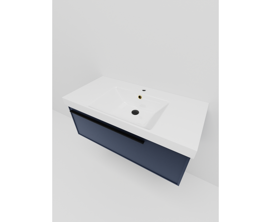 Тумба под раковину La Fenice Elba Blu Grigio синяя 100_, изображение 3